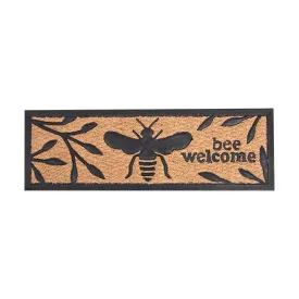 Bee Print Rubber Doormat