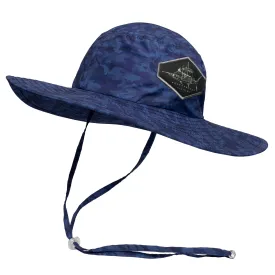 Billfish Patch Blue Camo Print Performance Bonnie