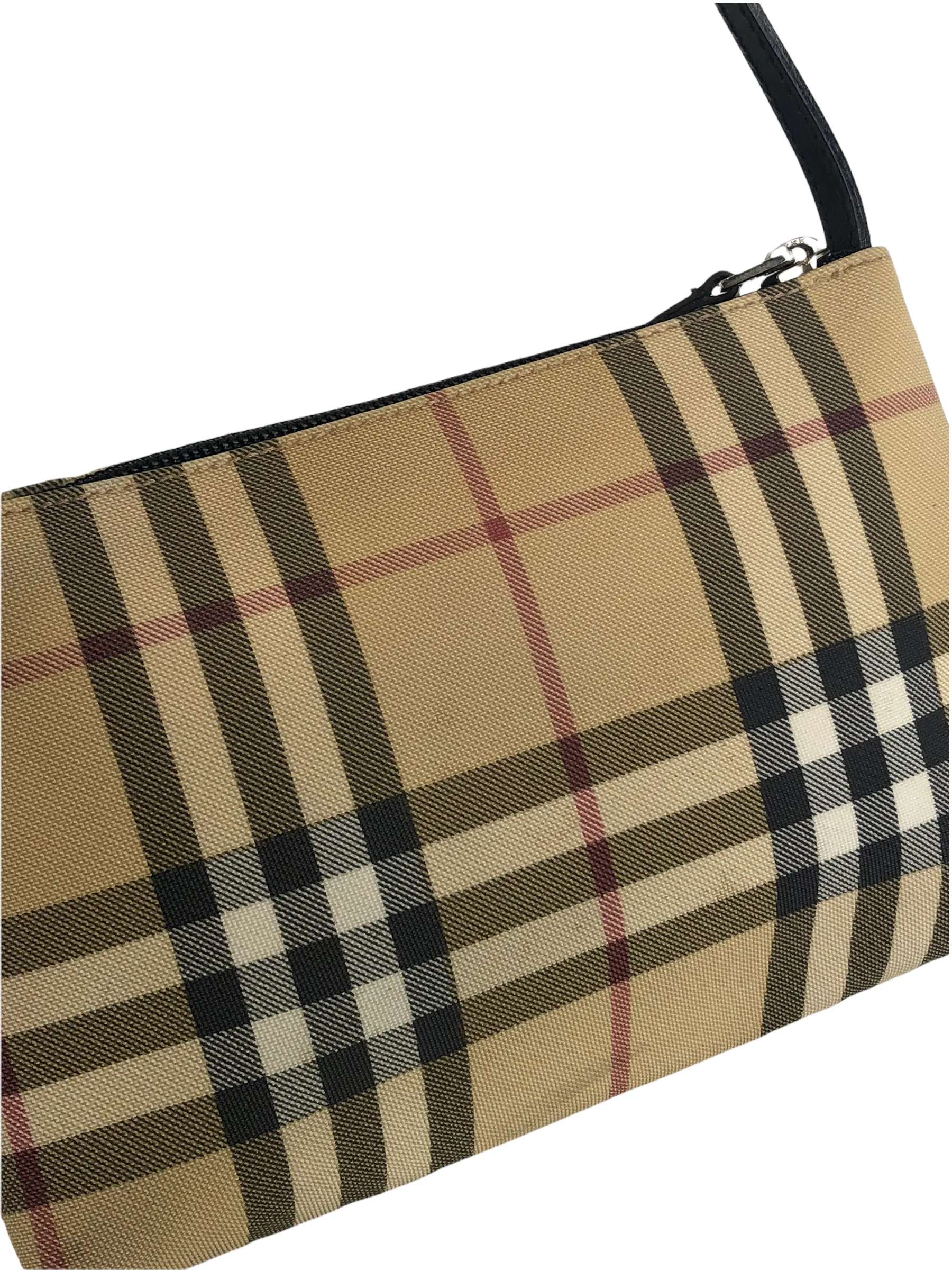 Burberry Checked Canvas Shoulder/Pochette