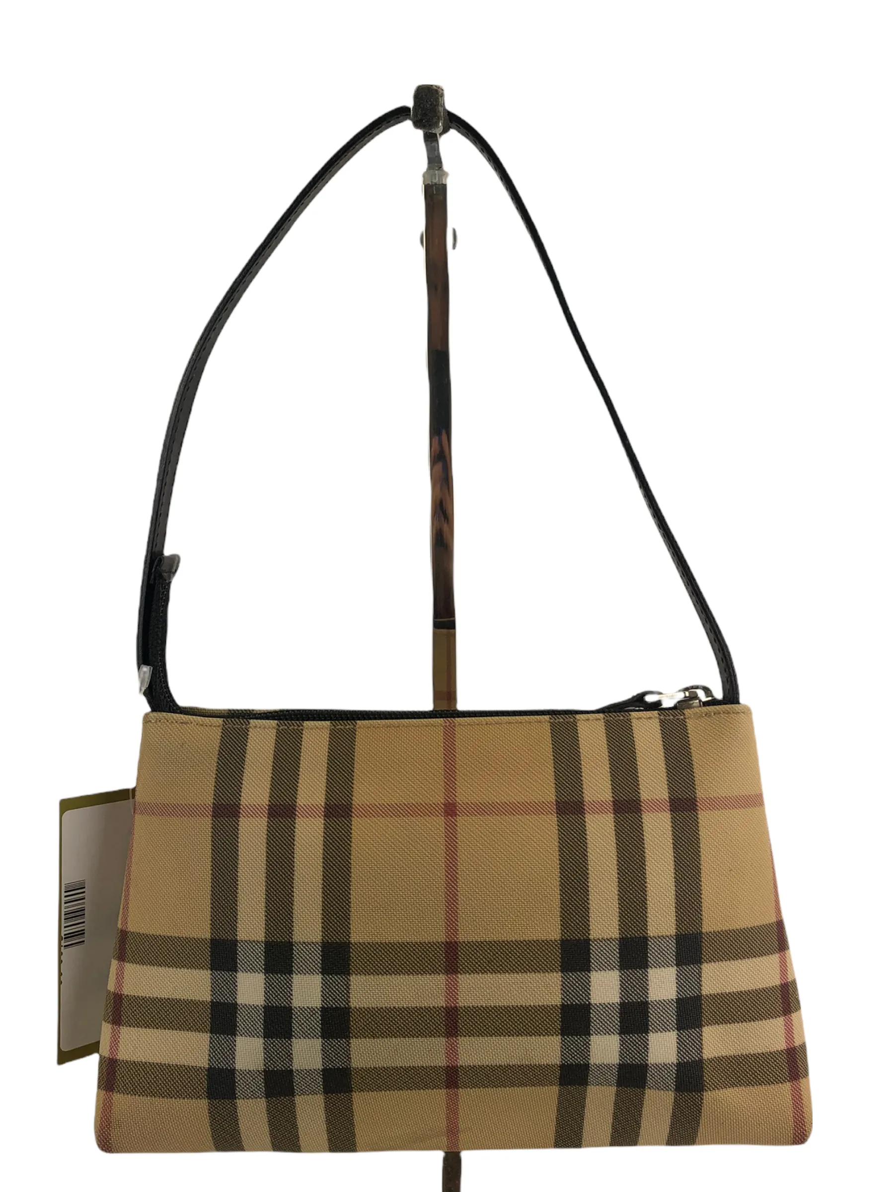 Burberry Checked Canvas Shoulder/Pochette