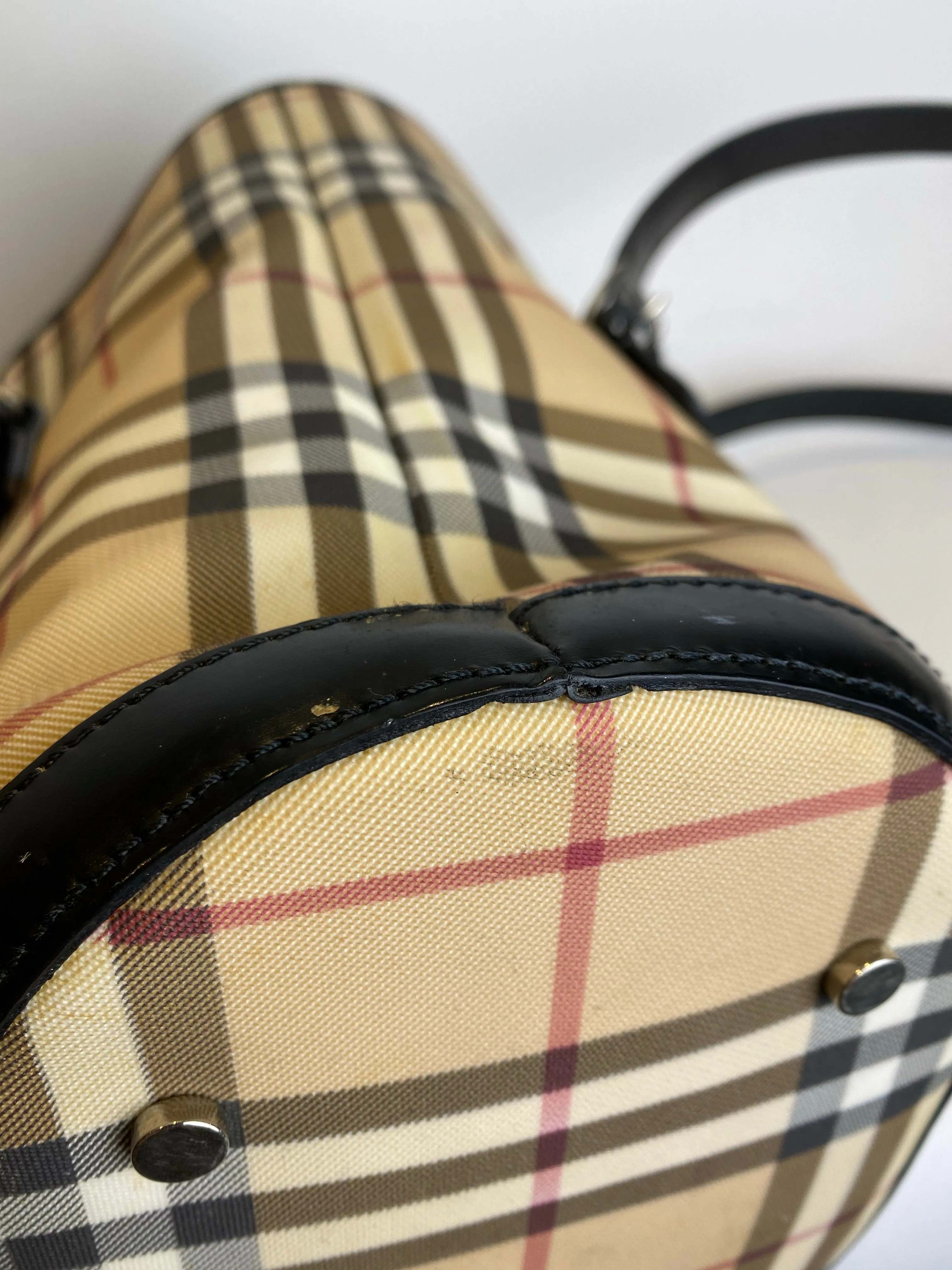 Burberry Classic Nova Check Canvas Bucket Bag - As seen on Instagram 07/03/21