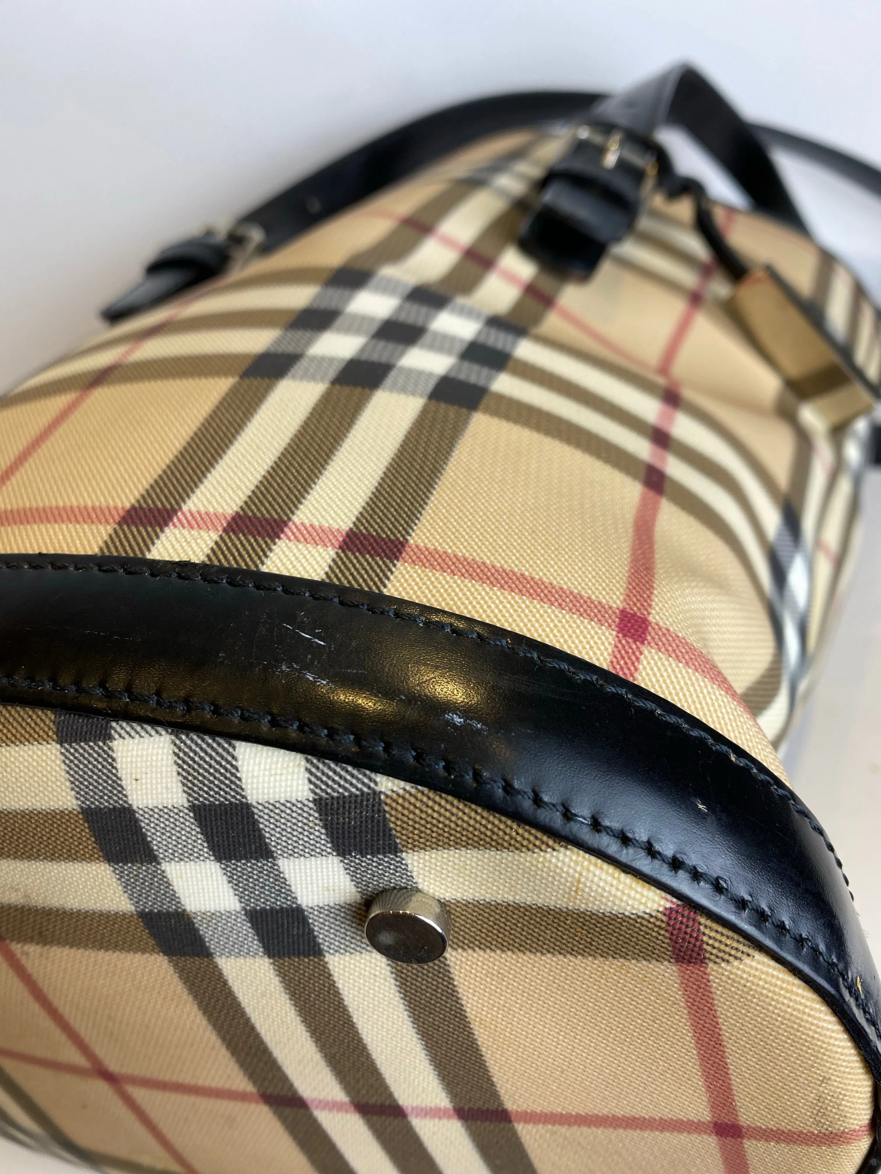 Burberry Classic Nova Check Canvas Bucket Bag - As seen on Instagram 07/03/21