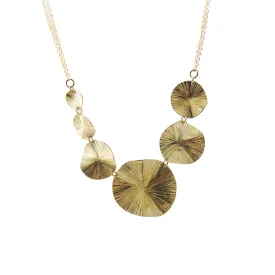 Chain of Orbicular Gold Short Necklace