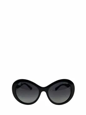 Chanel Black Cateye Sunglasses