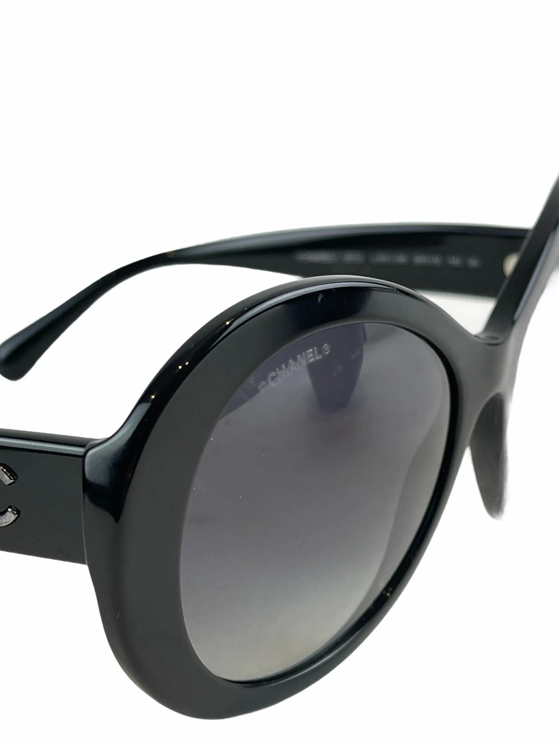 Chanel Black Cateye Sunglasses