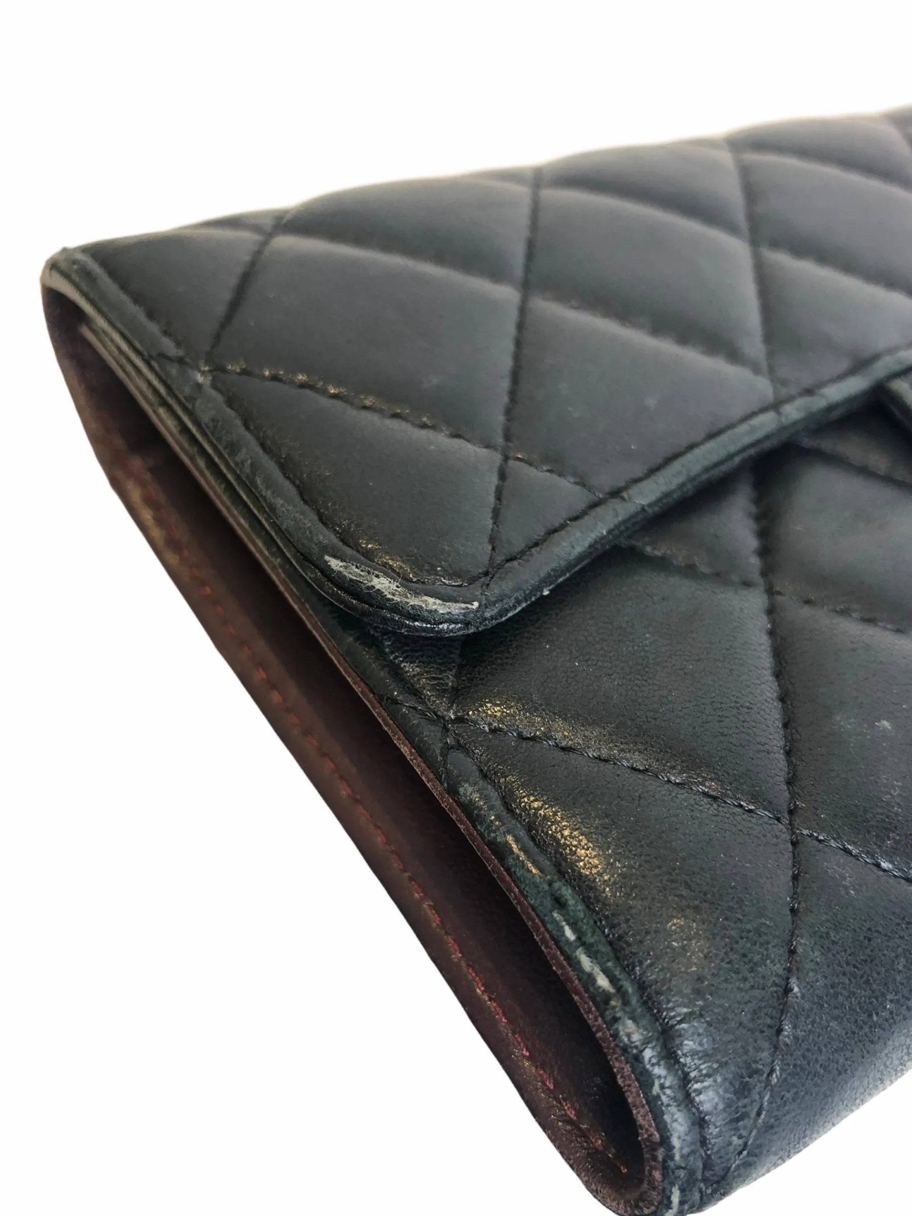 Chanel Black Lambskin Leather Wallet - As Seen on Instagram 20/01/21