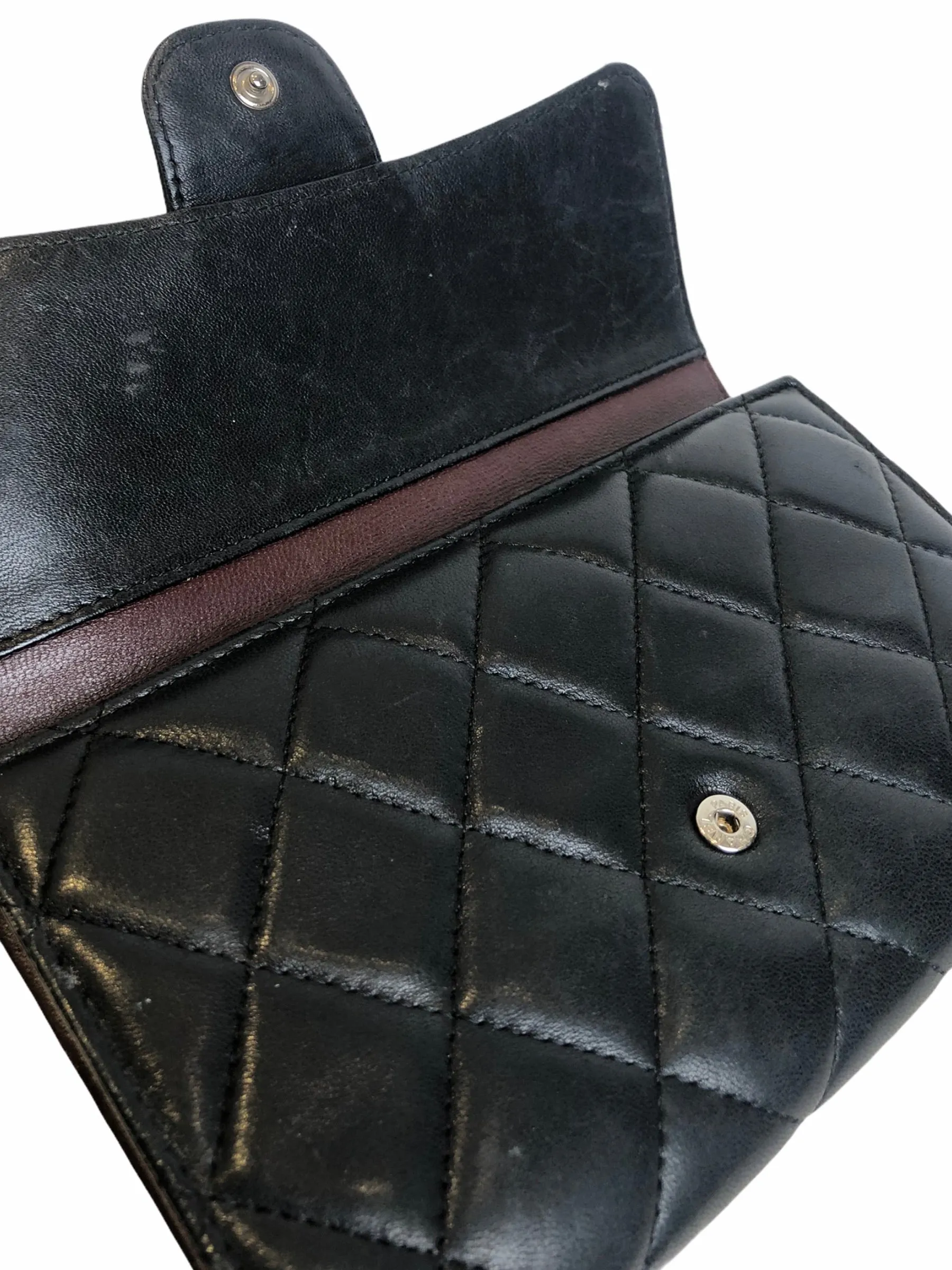 Chanel Black Lambskin Leather Wallet - As Seen on Instagram 20/01/21