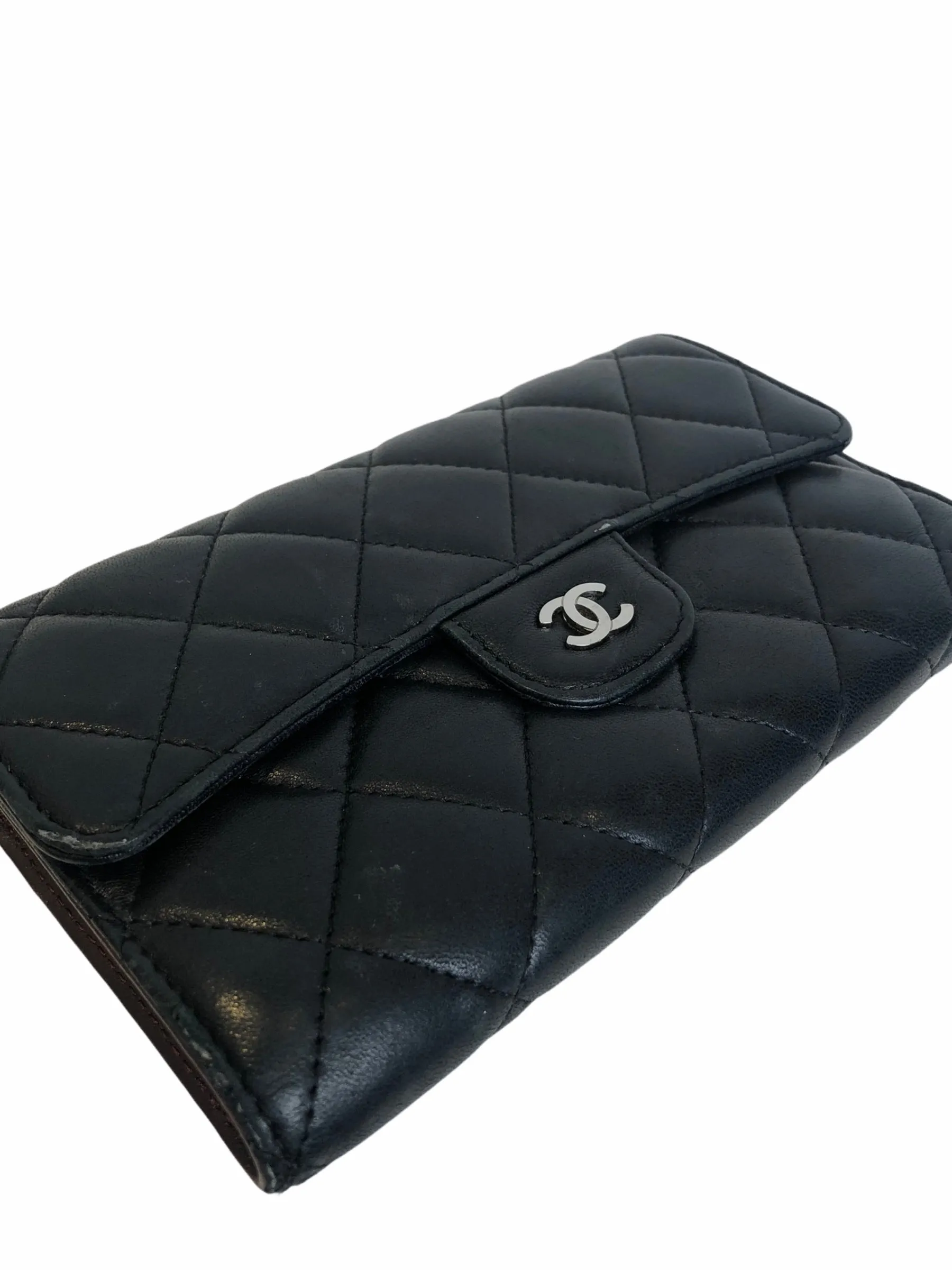 Chanel Black Lambskin Leather Wallet - As Seen on Instagram 20/01/21