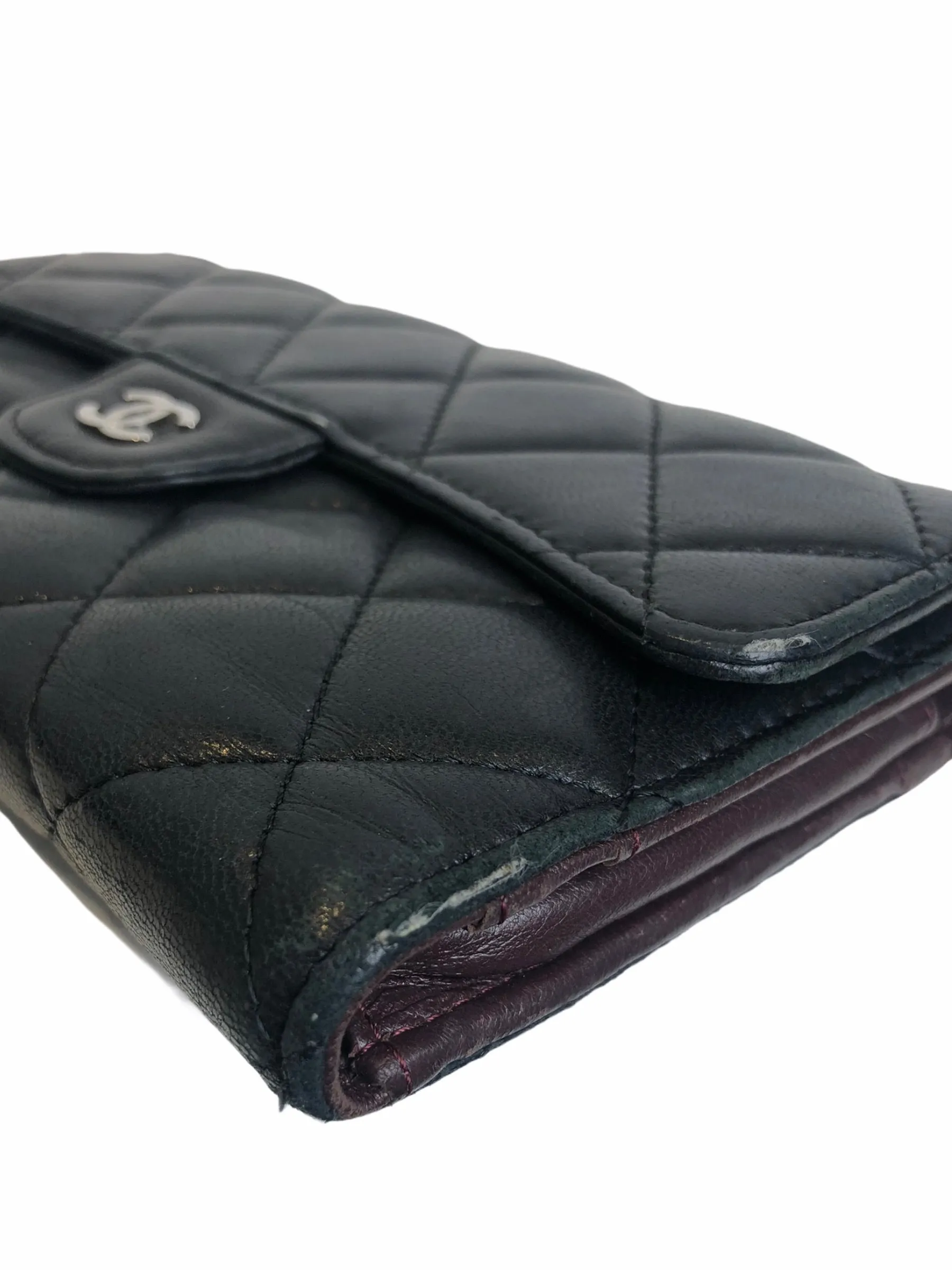 Chanel Black Lambskin Leather Wallet - As Seen on Instagram 20/01/21