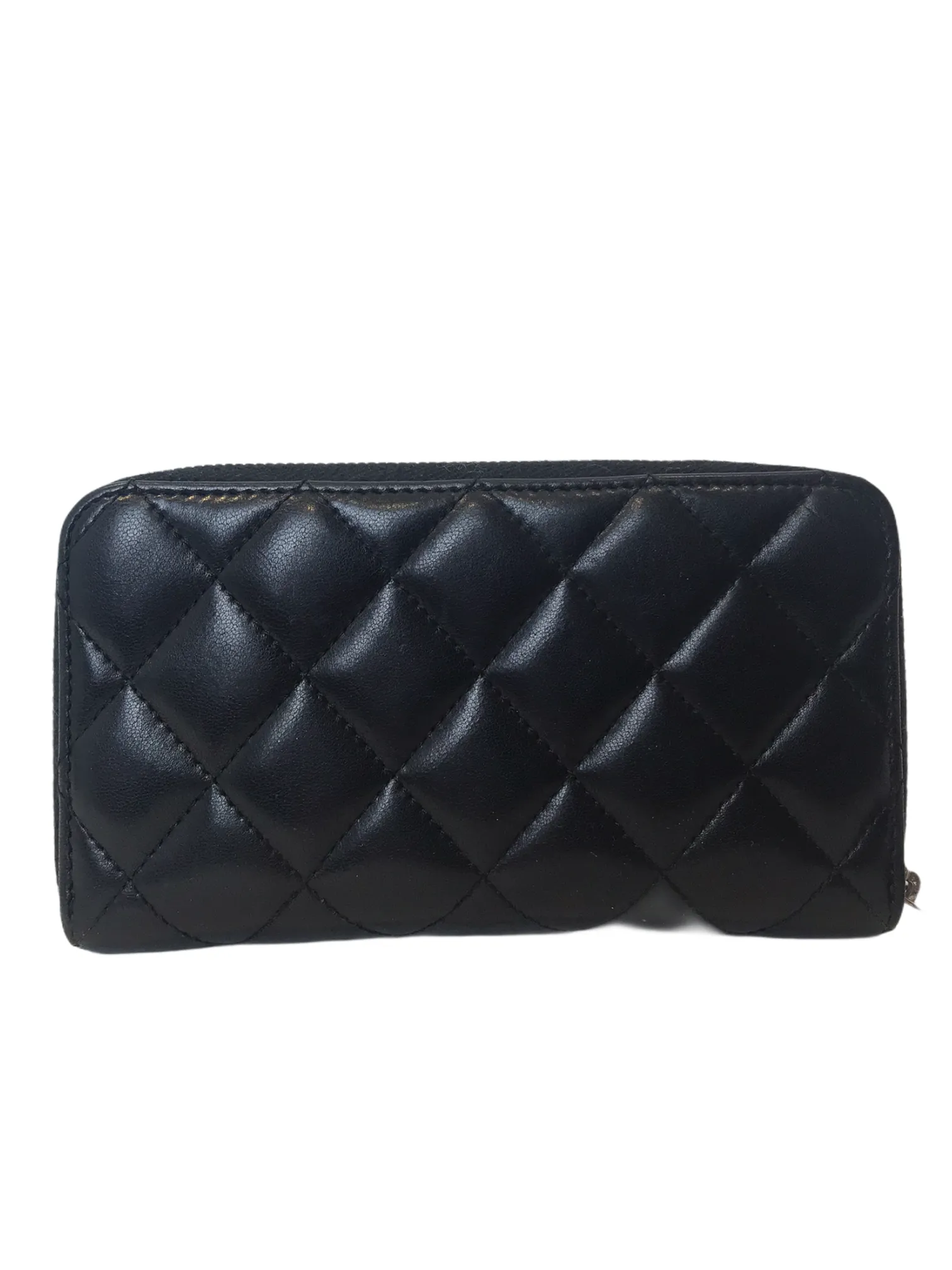 Chanel Black Lambskin Leather Wallet  - As Seen on Instagram 9/12/20