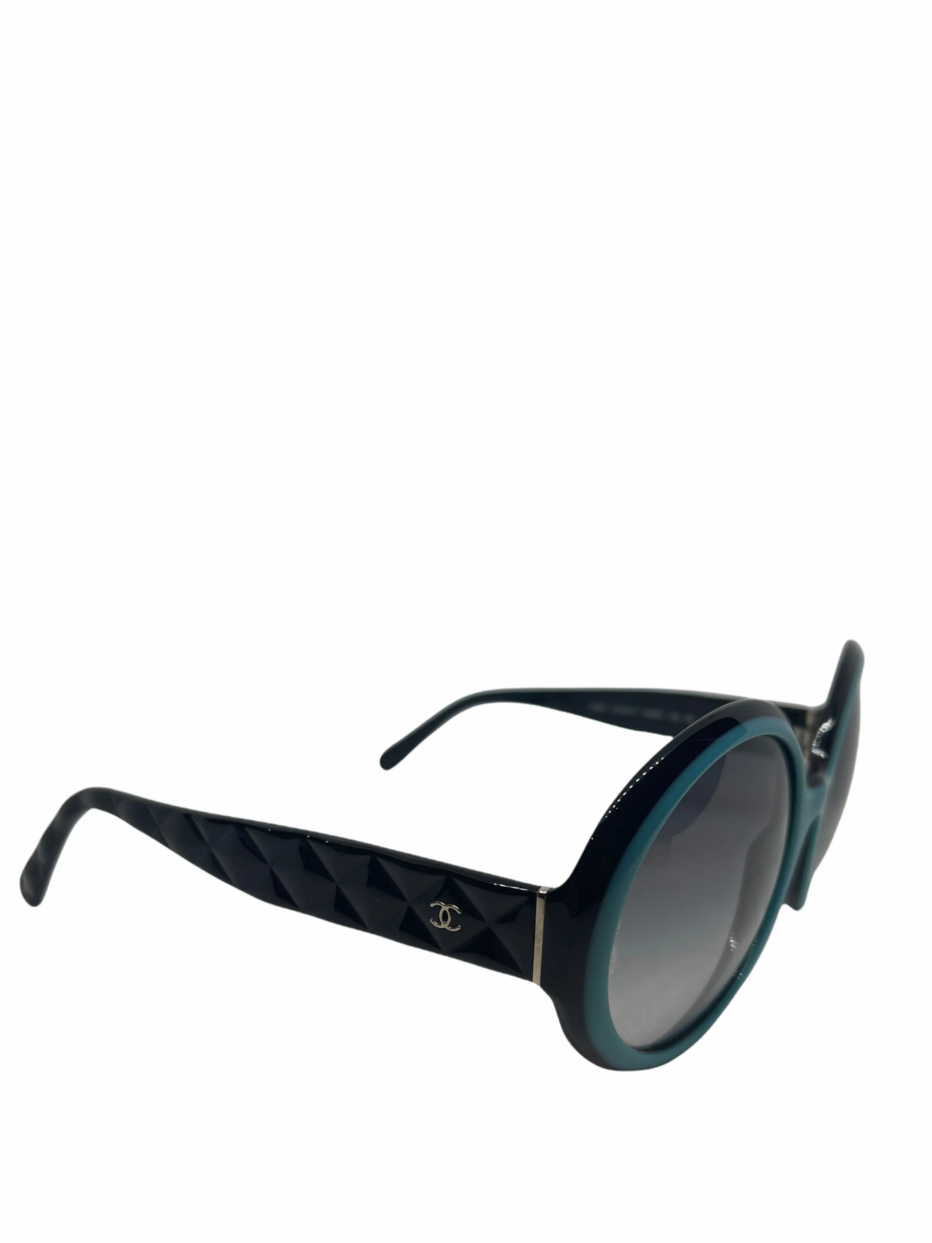 Chanel Blue and Black Sunglasses