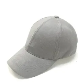 Classy Men Suede Cap Light Grey