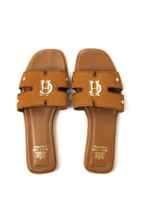 Holland Cooper Monogram Slider in Tan