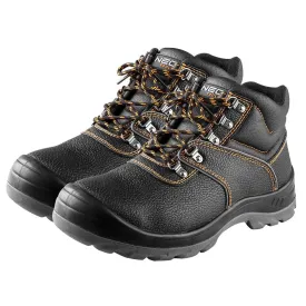 Leather Ankle Boots S3 Src, Steel Toe Cap, Steel Penetration-Resistant Insole, Size 43