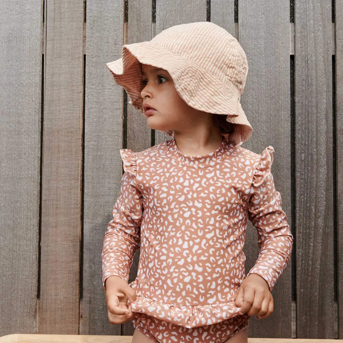 Liewood, Amelia Kids Sunhat Mustard White