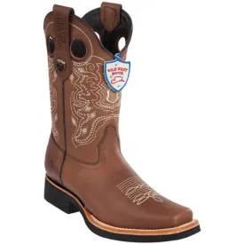 Men's Wild West Genuine Leather Rodeo Toe Boot 2813E2707