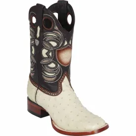 Men's Wild West Ostrich Skin Ranch Toe Boot 28240304