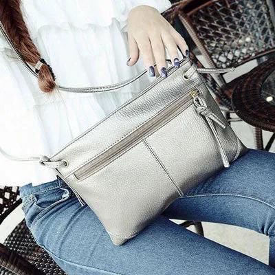 New Fashion Zipper Women Bag Soft PU Leather Women Messenger Bags Brand Designer Handbags Crossbody Ladies Shoulder Bags