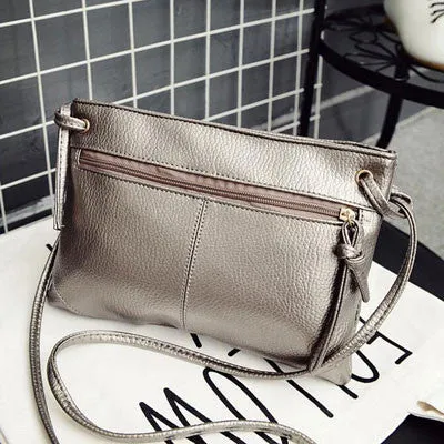 New Fashion Zipper Women Bag Soft PU Leather Women Messenger Bags Brand Designer Handbags Crossbody Ladies Shoulder Bags