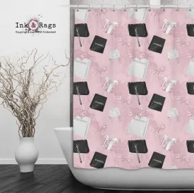 Shopping Spree Fashion Shower Curtains and Optional Bath Mats