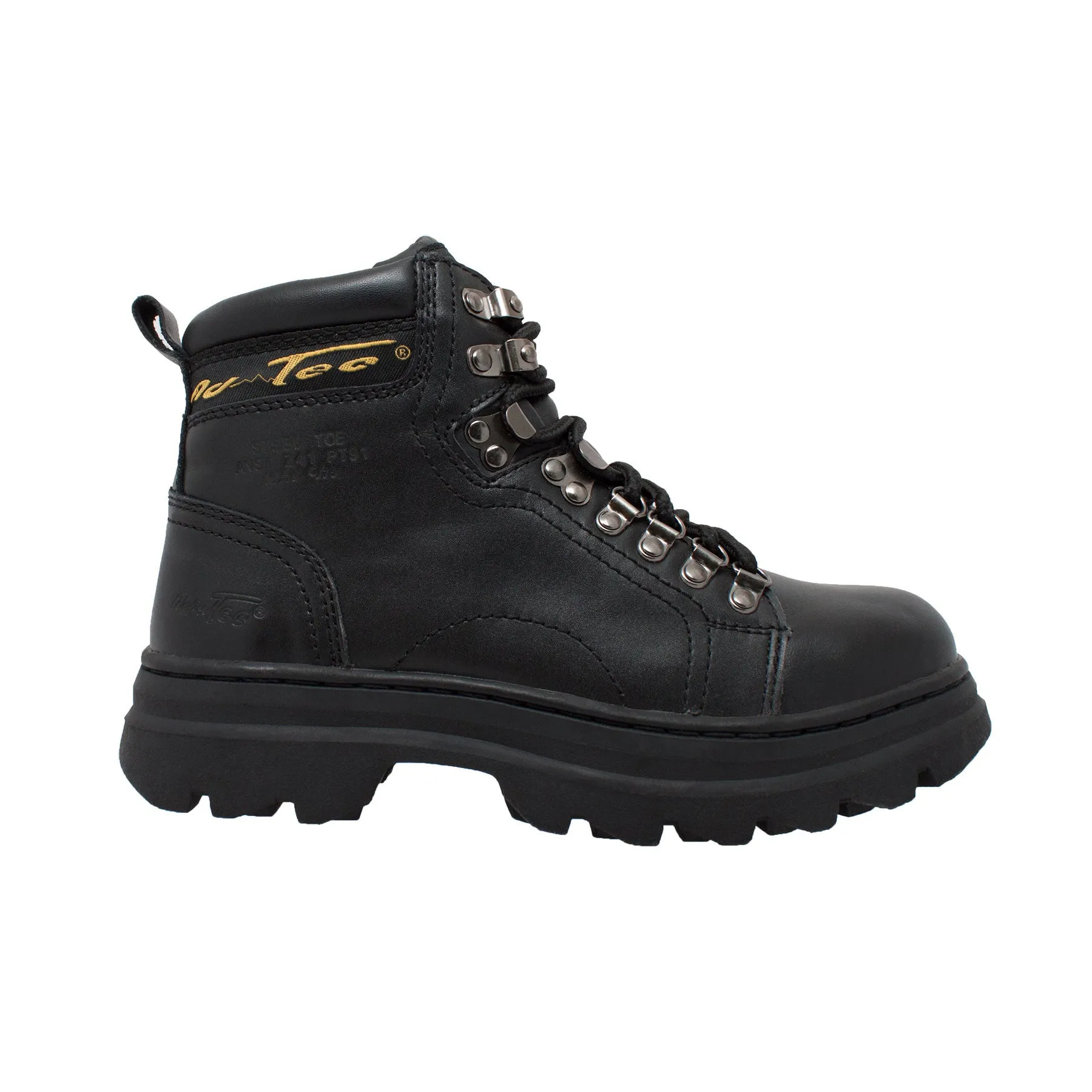 Women's 6" Steel Toe Work Boot Black - 2980