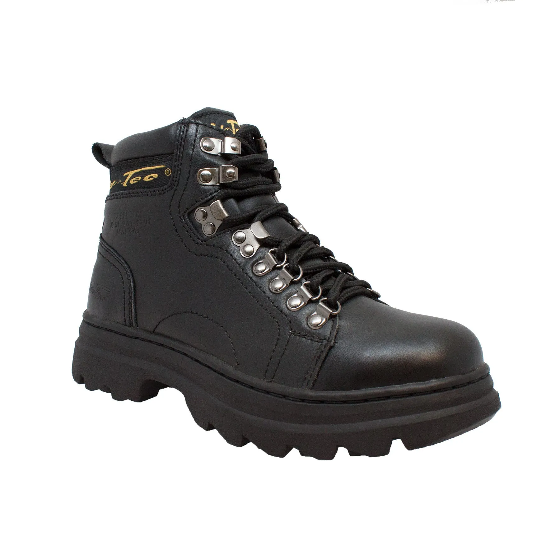 Women's 6" Steel Toe Work Boot Black - 2980